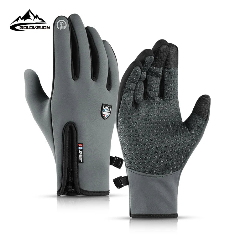 Winter Warm Touch Screen Cycling Motorcycle Outdoor Other Sports Gloves in Black Racing Gloves