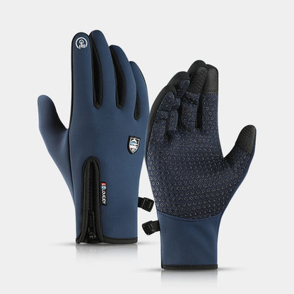 Winter Warm Touch Screen Cycling Motorcycle Outdoor Other Sports Gloves in Black Racing Gloves