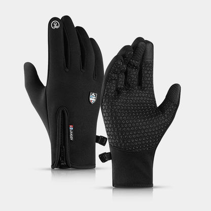 Winter Warm Touch Screen Cycling Motorcycle Outdoor Other Sports Gloves in Black Racing Gloves